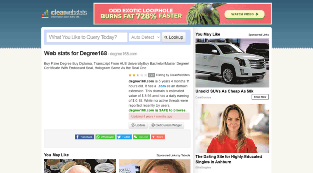 degree168.com.clearwebstats.com