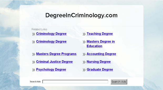 degreeincriminology.com