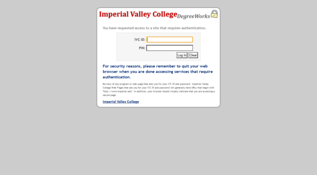 degreeworks.imperial.edu