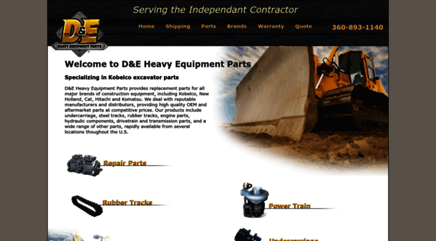 deheavyequipmentparts.com