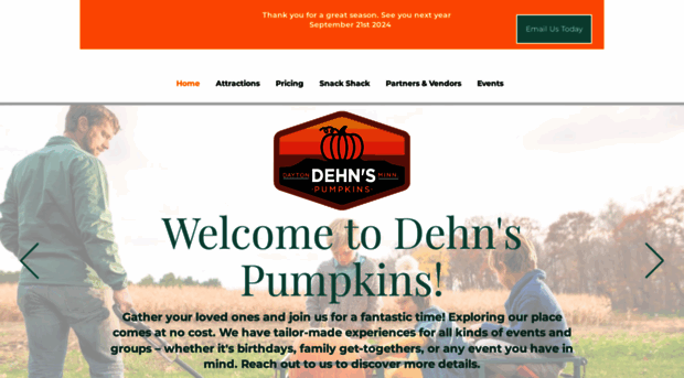 dehnspumpkins.com