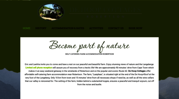 dehoopcottages.co.za