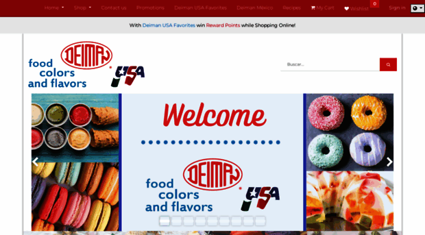 deiman.odoo.com - Deiman USA | Food flavor, colo... - Deiman Odoo