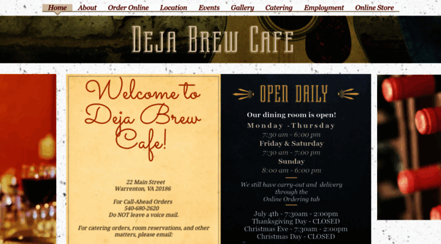 dejabrewcafe.us