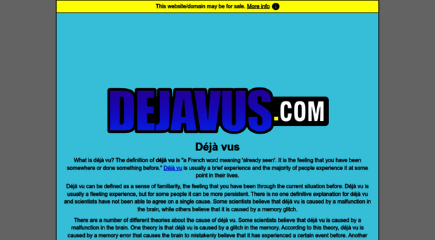 dejavus.com