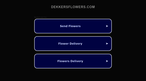 dekkersflowers.com