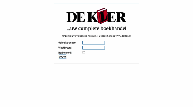 dekler.mijnboekhandelaar.com
