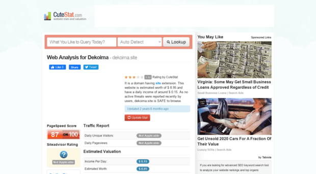 dekoima.site.cutestat.com
