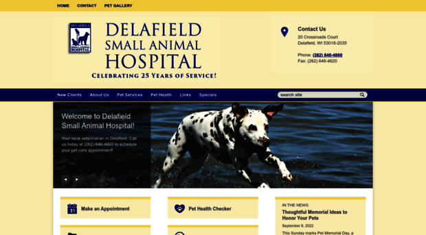 delafieldsmallanimalhospital.com