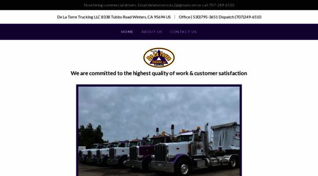 delatorretrucking.com