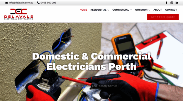 delavaleelectrical.com