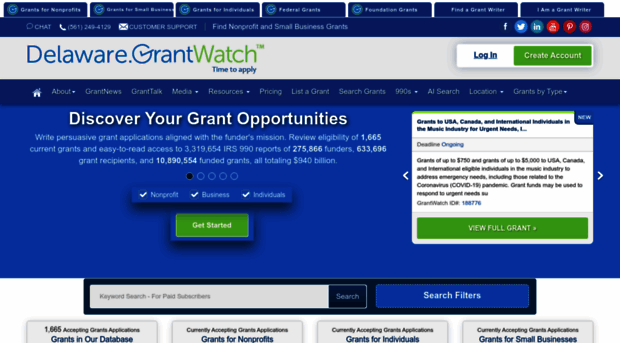 delaware.grantwatch.com