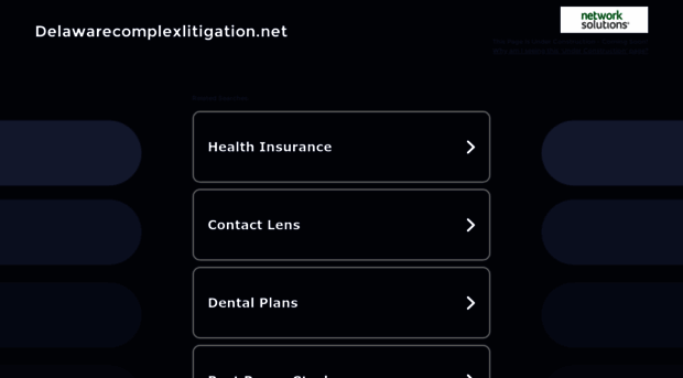 delawarecomplexlitigation.net