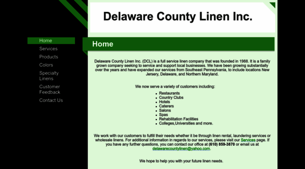 delawarecountylinen.com