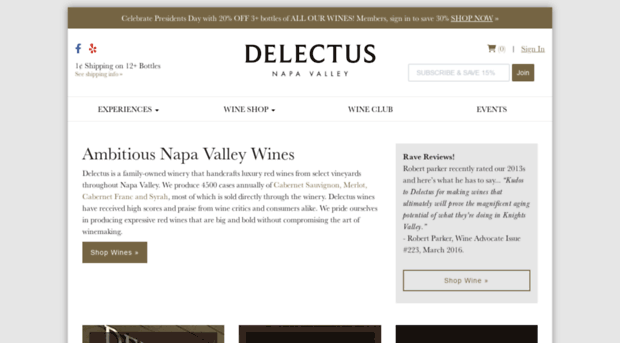 delectuswinery.com