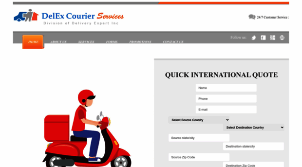 delexcouriers.com