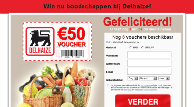 delhaize.waardebon-belgie.com