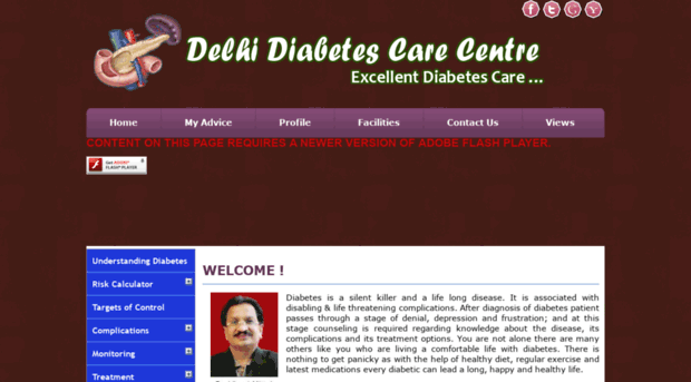 delhidiabetescentre.com