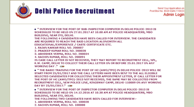 delhipolicerecruitment.nic.in