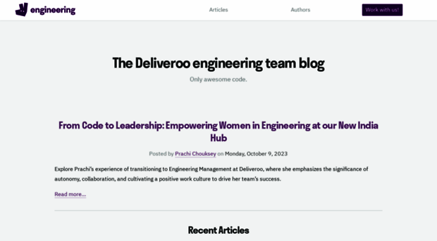 deliveroo.engineering