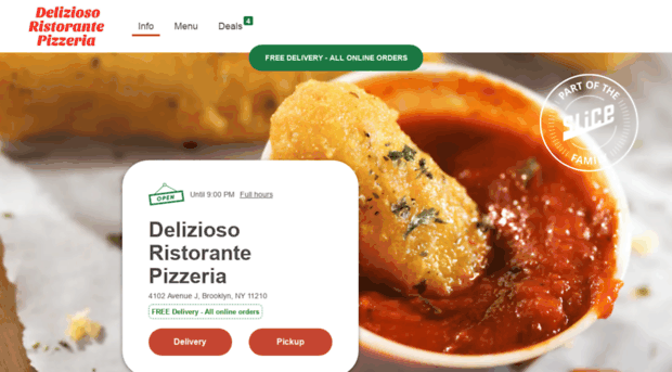 deliziosoristorantepizzeria.com