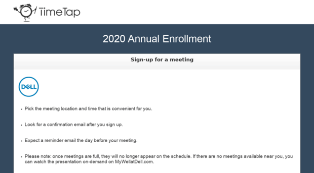 dell2019aemeetings.timetap.com