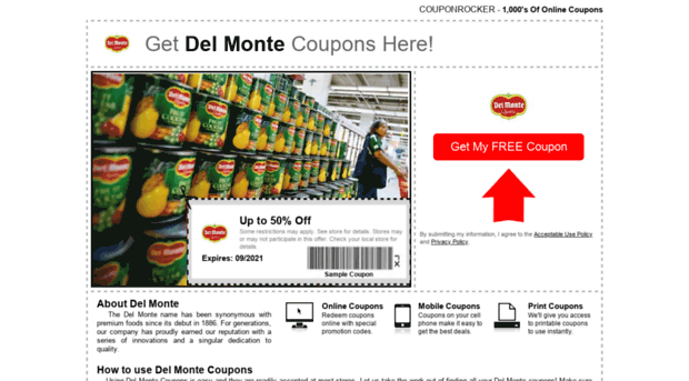 delmonte.couponrocker.com