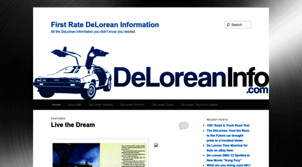 deloreaninfo.com