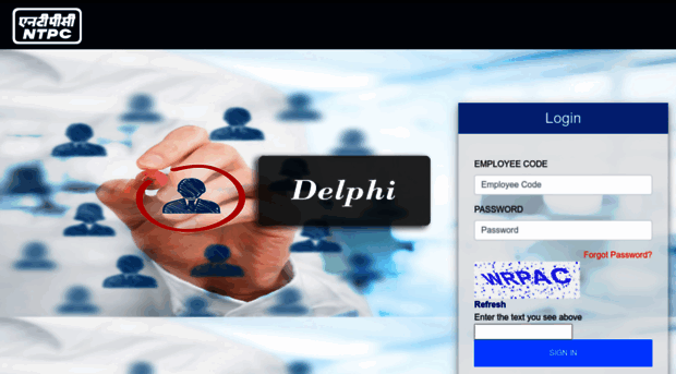 delphi.ntpc.co.in - Login - Delphi - NTPC Manpower... - Delphi NTPC