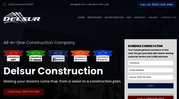 delsur-construction.com