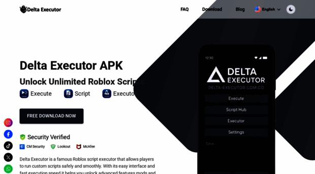 delta-executor.com.co - Delta Executor Download APK Up... - Delta Executor