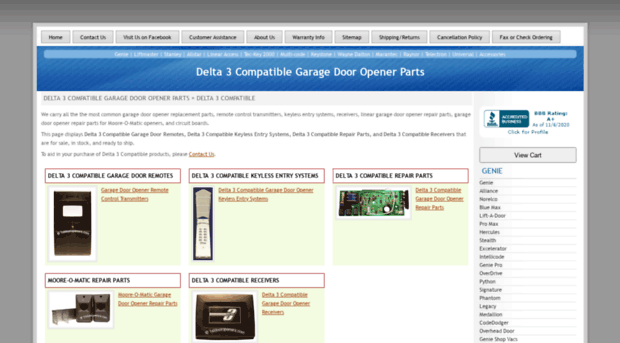 delta3.garage-door-opener-parts.com