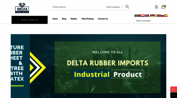 deltarubberimports.com