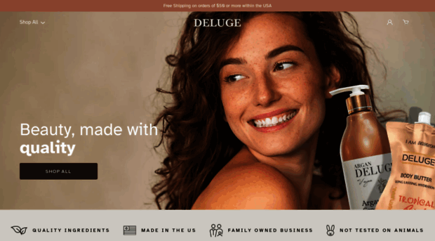 delugecosmetics.com