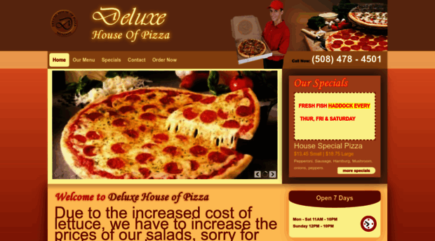 deluxehousepizza.com