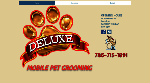 deluxepetgrooming.com