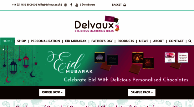 delvauxchocolates.com