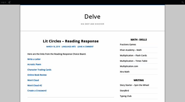 delve.edublogs.org