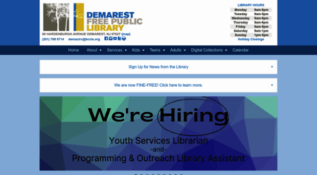 demarestlibrary.org