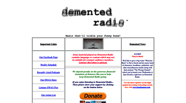 dementedradio.com