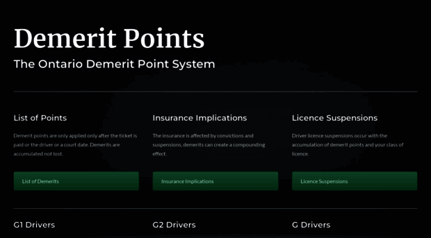 demerit-points.com