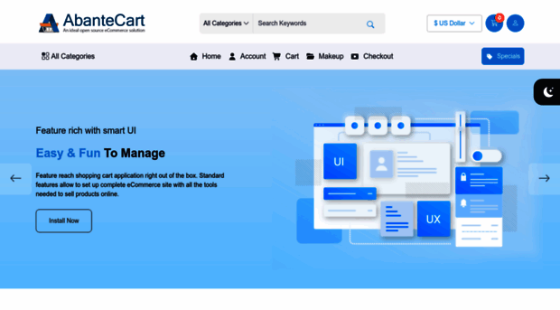 demo.abantecart.com