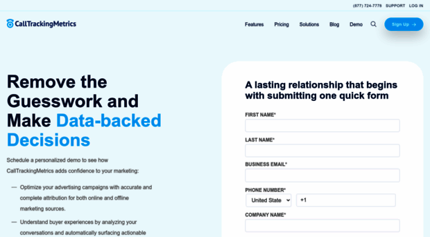 demo.calltrackingmetrics.com