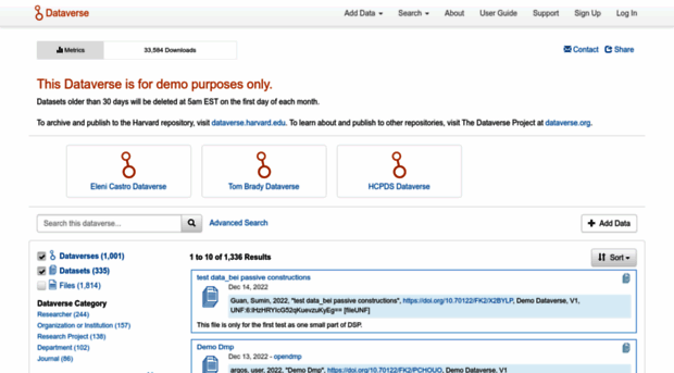 demo.dataverse.org