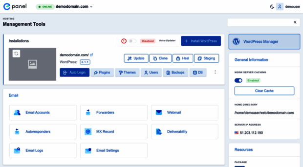 demo.epanel.io