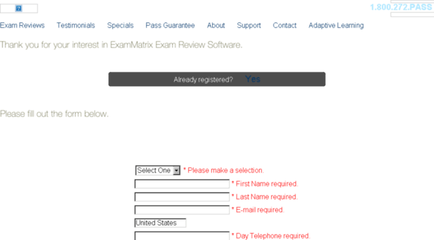 demo.exammatrix.com