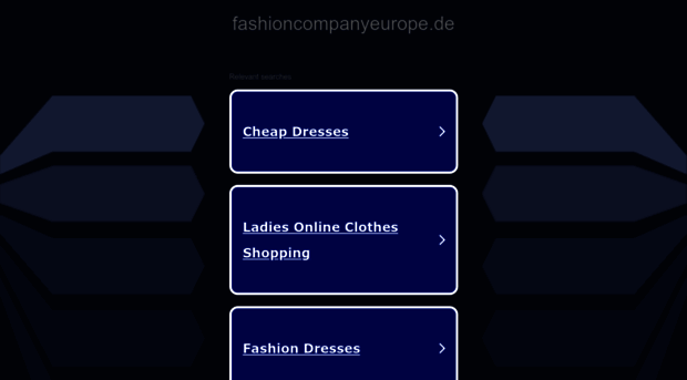 demo.fashioncompanyeurope.de