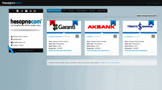 demo.hesapno.com