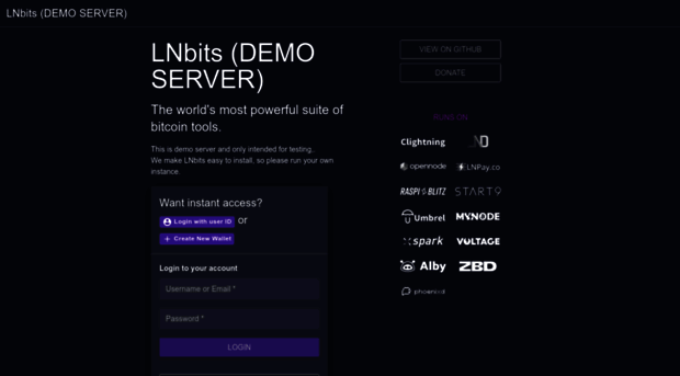 demo.lnbits.com