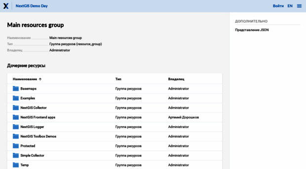 demo.nextgis.com